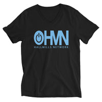 HMN BLU Unisex Short Sleeve V-Neck T-Shirt