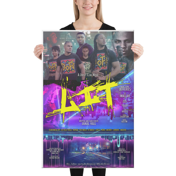 LIT poster Canvas